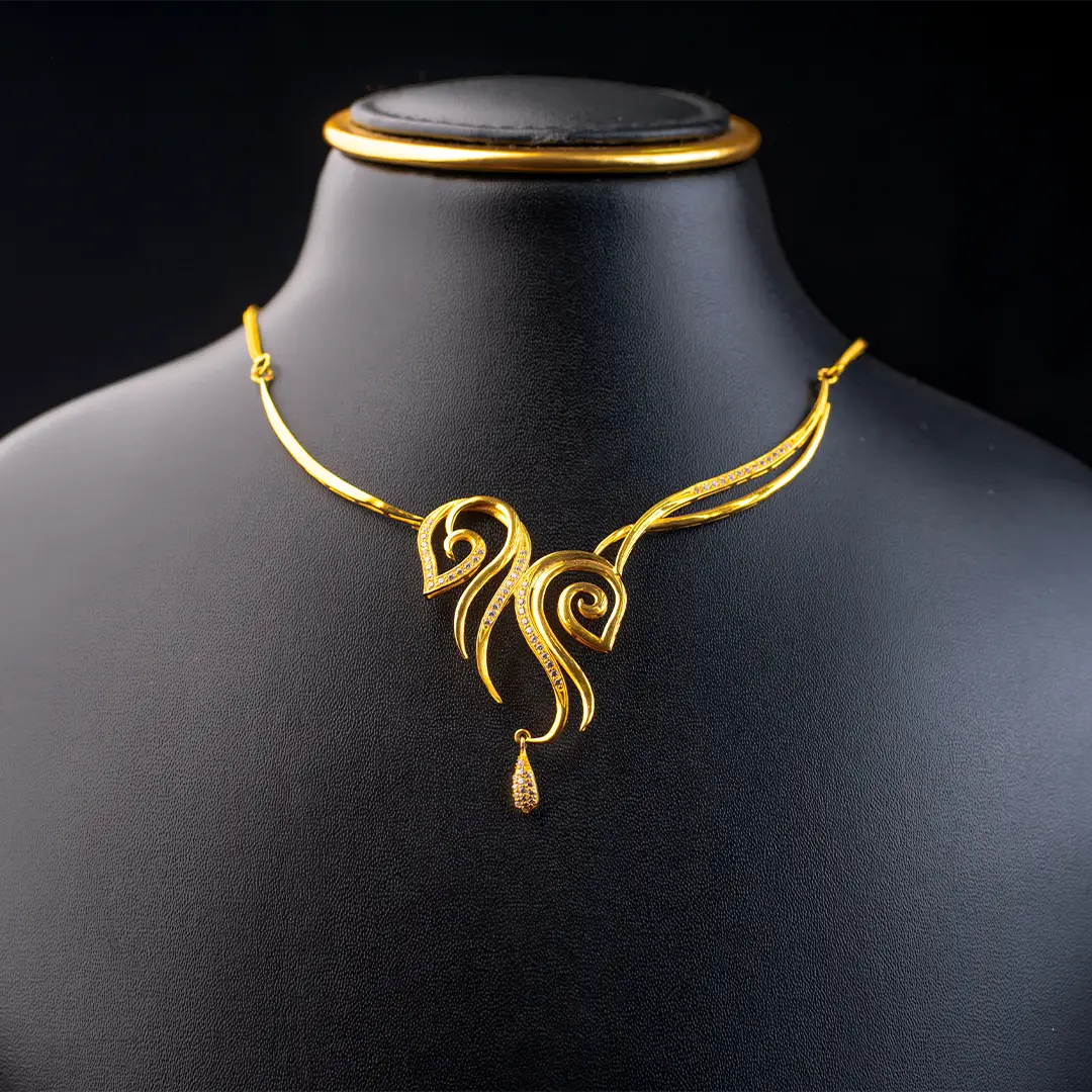 Golden Swan Necklace