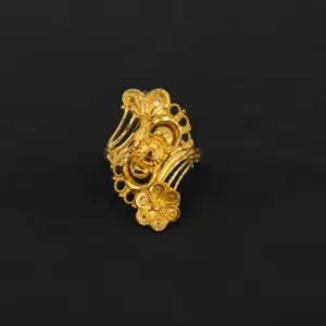 New Ganesha Mayura Bloom Ring