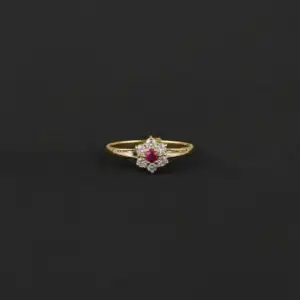 New Ganesha Rubina Halo Ring