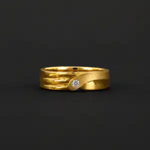 Sculpted Wave Gold Ring