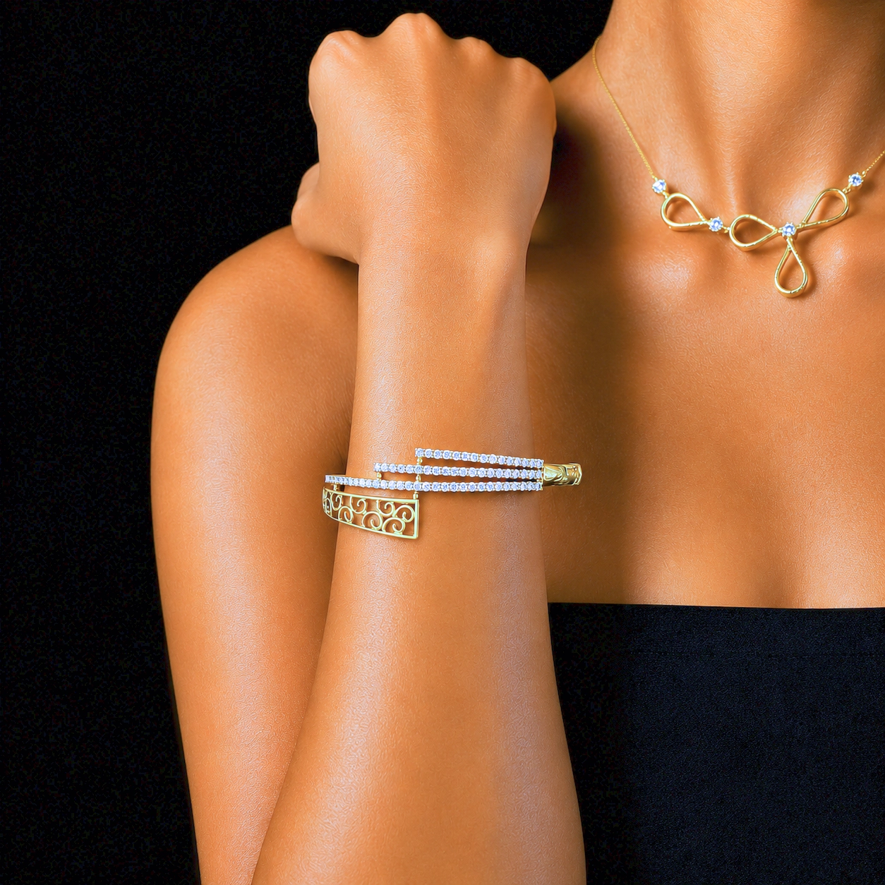 New Ganesha Liora Cascade Bangle