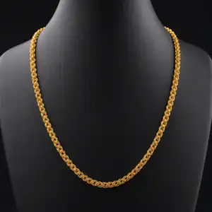 Braided Rope Gold Chain